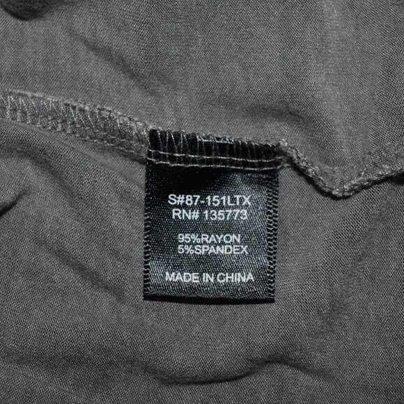 OLIVACEOUS Sleeveless Gray Open Back Bar Top Womens Small - Picture 4 of 4